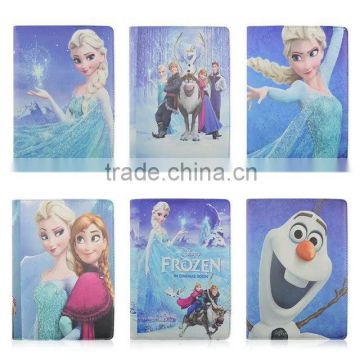 Popular Frozen Elsa Anna Olaf Sven Leather Case For Ipad 6,For Ipad 6 Cover With 360 Degree Revolve Design