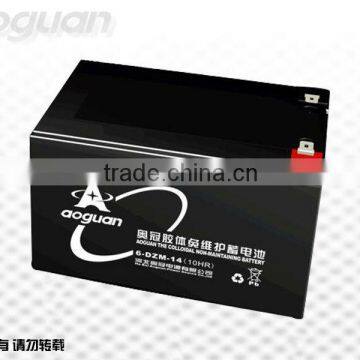 12V14Ah (6-DZM-14) Electric Bicycle GEL Battery