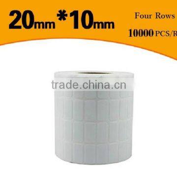 Self Adhesive Label Art Paper adhesive sticker label Compatible Label size 20 mm X 10 mm