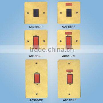 electrical Brass wall Metal Switches