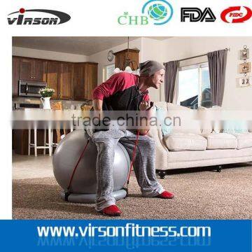 Yoga Ball to Increase Stability and Exercise Abs, Back, Gluts, Hips, Arms photo-4