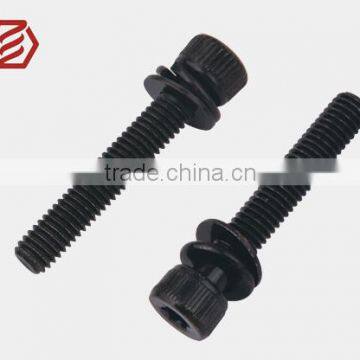 Sems truss head hex socket screws grande tooth washers assembly