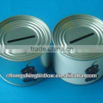 Lovely round coin tin box