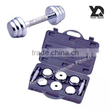 Wholesale Adjustable Chrome Dumbbell Set
