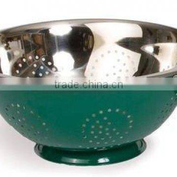 Color Colander with Stainless Steel