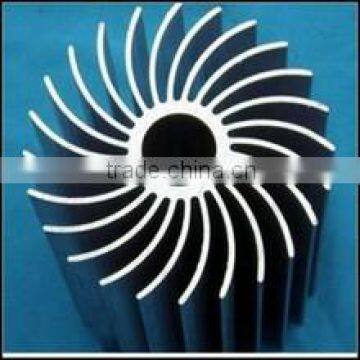 Extruded Aluminium Profile Led Heat Sinks/ Aluminum Heat Sink Shapes/ Profiles Led Aluminum Circular Extrusion Heat Sink photo-3