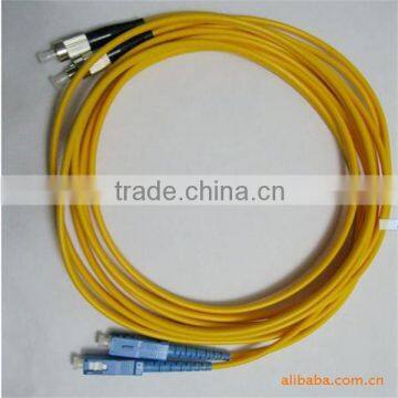 3.0mm SM 9/125 DX SC-FC Fiber Optic Patch Cord 5M