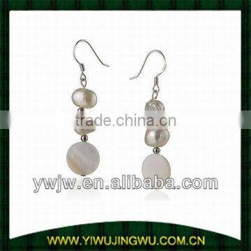 2014 Newest Fashion Pearl Earring in silver 925 (JW-G6022)