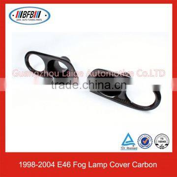 Car Fog Lamp Cover For BMW Parts E46 Carbon Fiber Cover