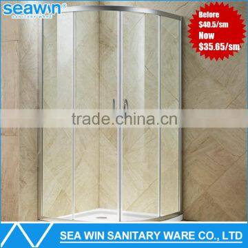 Wholesale Price Bathroom Curved Glass Shower Enclosure