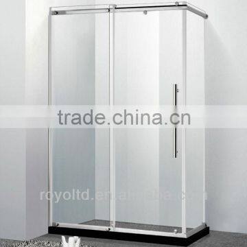 Stainless steel corner entry door rectangle shower enclosure BF0831(L)