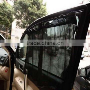 Hot selling Car Sun Shade Side nylon Mesh Window Curtain Foldable Sunshade UV Protection