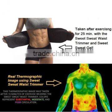 AS SEEN ON TV SWEAT BELT PREMIUM WAIST TRIMMER THE BELT THAT MAKES YOU SWEAT photo-2