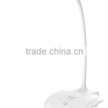 White Rechargeable LED Desk Lamp with Three Brightness Level