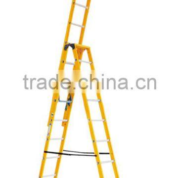 lightweight folding fiberglass extension ladder