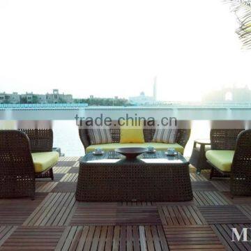 New Desgin Synthetic Rattan Outdoor Garden Sofa Set - Poly rattan sofa Furniture