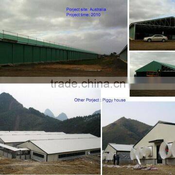 steel structure design poultry farm shed layer or darking poultry control shed