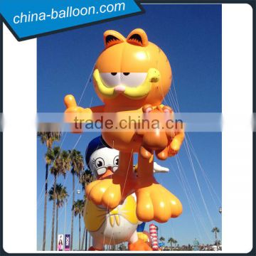 popular Hollywood cartoon,cute inflatable mascot cat,giant animal cat cartoon for parade