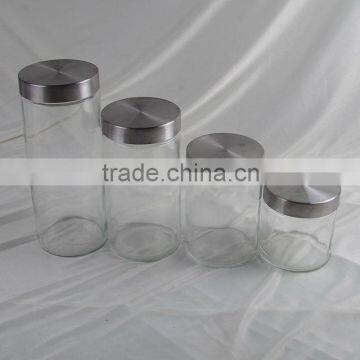 Glass Canister With Stainless Lid photo-2