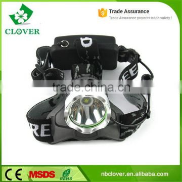 3 modes cree xml t6 led rechargeable high brightness 10W 1000 lumen led headlamp