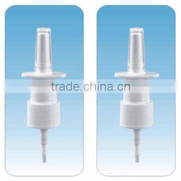 Plastic throat spray pump, pharmaceutical sprayer