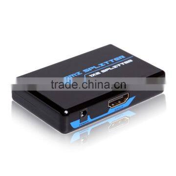 1080P HDMI Splitter 1x2 ,1.4V HDMI splitter support 3D 2 in 1 out