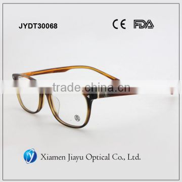 Fashion clear brown eyewear acetate optical frames