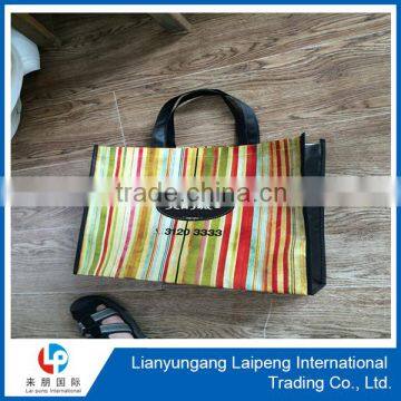 foldable colorful printed logo non-woven bags