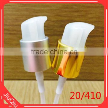 Aluminium cream pump 20mm cream pump with cover cap cosmetic cream pump