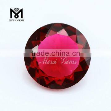 Top quality wholesale rubellite glass gemstone