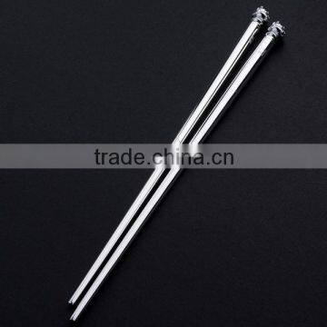 Wedding Gift Silver Plated Chopsticks Good Luxury Design Chopsticks With Animal Monkey Head Display Chopsticks photo-6