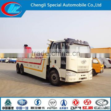 6X4 Wrecker Truck, FAW road wrecker, more chassis road wrecker, wrecker good quality