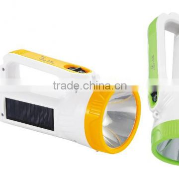 JA-1950 Solar charging LED flashlight with side light