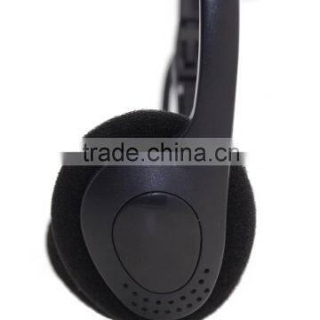 Mini Double Line Computer Headphone Factory Price Games Headphone Over Head