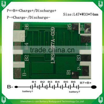 balance board scooter PCM For 25.9V 7S Li-ion Battery Packs