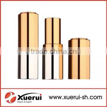 cosmetic packaging aluminum empty golden lipstick tube