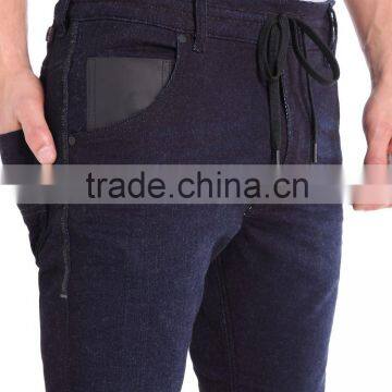 New Men's Crosshatch Twisted Carrot Fit Jeans 2015 Blue jeans