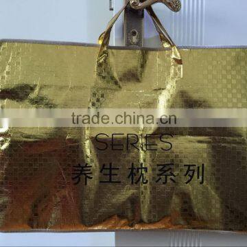 Gold Non Woven Shopping Bag with Lamination