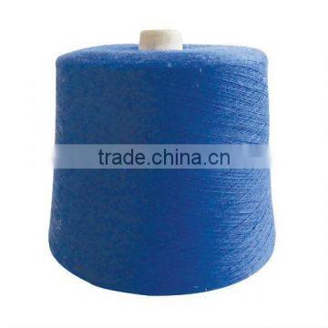 100% spun polyester yarn for sewing thread 21s/3 dyed