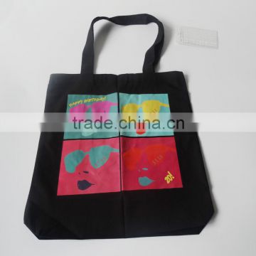 organic heat transfer print cotton bag