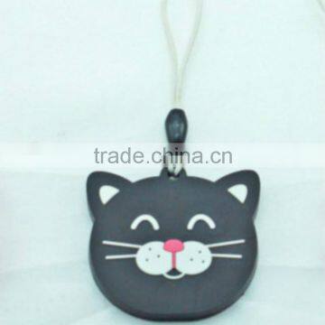 New Design Fashion Cat Shape Mobile Phone Key Chain