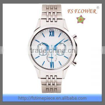 FS FLOWER - Watch Luxury Men High Quality Stainless Steel Fake Brand Watches photo-3