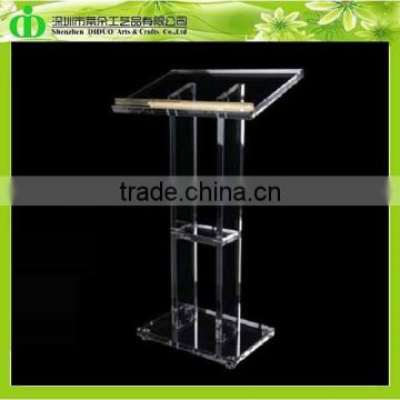 DDL-0016 ISO9001 Chinese Factory Wholesale SGS Test Stable Crystal Podium