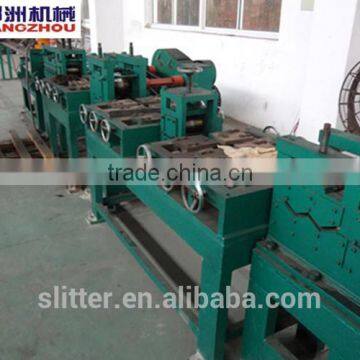 flat steel straightening and cut to length line machine