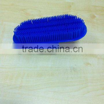 Plastic massage curry combs Horse body brushes