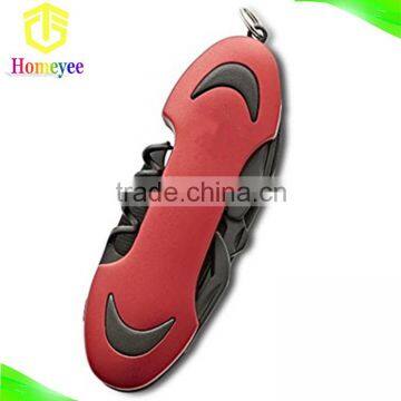 Black Coating Stainless Steel Little Smile Face Multifunction Pocket Knife photo-2