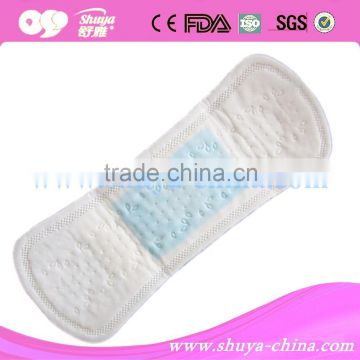 Shuya factory Anion Chip Panty Liner with embossed pattern