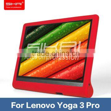 10 Inch Water Proof Anti Scratch Texture Design Silicone Standing Cover Skin For Lenovo Yoga 3 Pro Case Skin Match All Holes photo-6