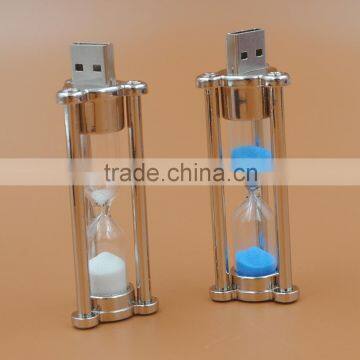 2016 Newest beautiful USB Flash Memory hourglass new advance design flash USB