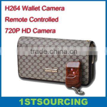 H.264 bag hidden camera with remote controlled 720p